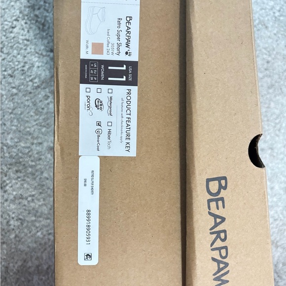 BearPaw Cardboard Shoe Box in Brown - Picture 5 of 5